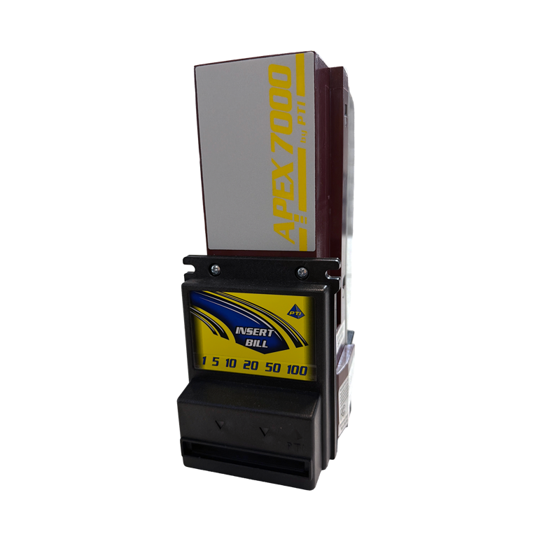 Pyramid Apex 7600-DB1 Bill Acceptor (12V, $1–$100)
